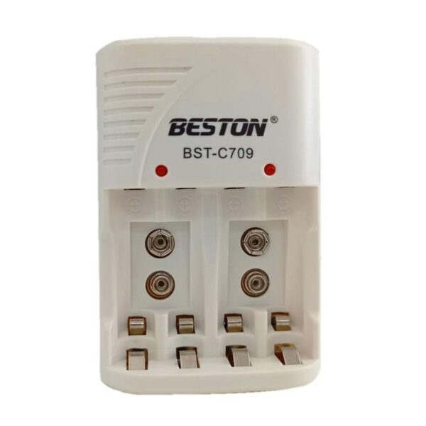 Universal AAA and AA Battery Charger BESTON 4 Ports Battery Charger AC 220V - Model BST-C709