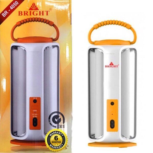 Image of a rechargeable LED light and the package