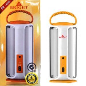 Image of a rechargeable LED light and the package