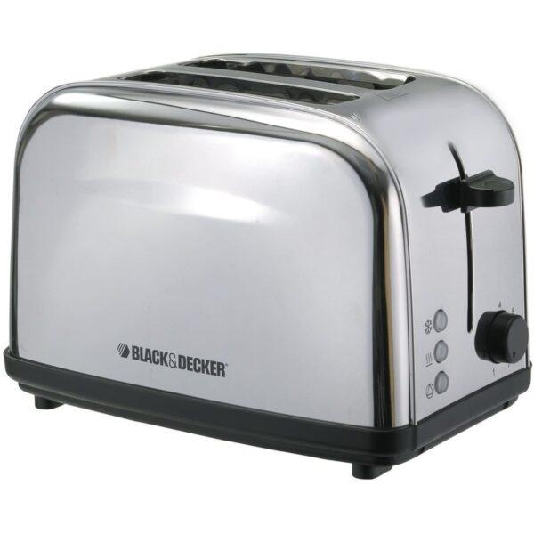 image of a silver colour bread toaster