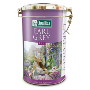 Black Tea Earl Grey Purple Metal Can 200g