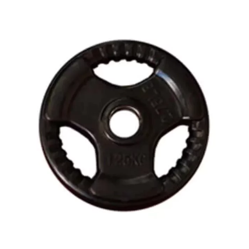 Trip Grip Rubber Coated Olympic Plate - Quickee Tripgrip Rubber Coated Olympic Plate