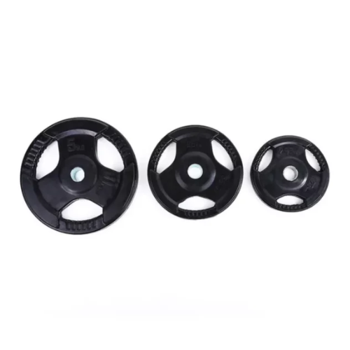 Trip Grip Rubber Coated Olympic Plate - Quickee Tripgrip Rubber Coated Olympic Plate