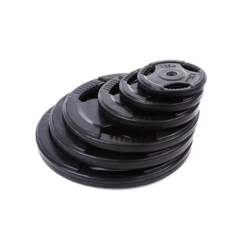 Trip Grip Rubber Coated Olympic Plate - Quickee Tripgrip Rubber Coated Olympic Plate