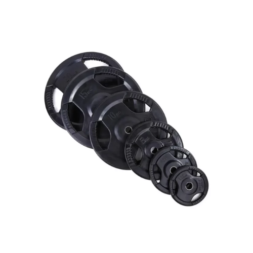 Trip Grip Rubber Coated Olympic Plate - Quickee Tripgrip Rubber Coated Olympic Plate
