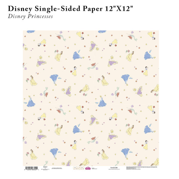 Disney Single-Sided Paper 12"X12"