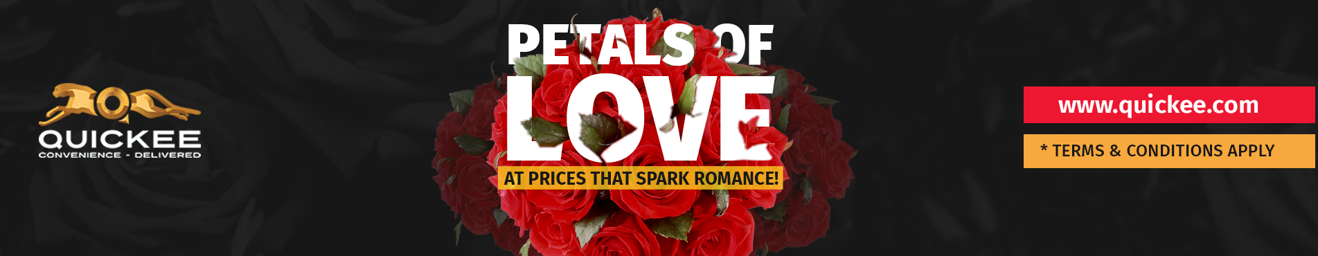 Petals of Love | Fresh Flowers - Quickee Roses