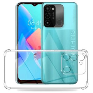Full Cover Soft Silicone Transparent Bumper Shockproof Phone Case For Huawei Y7p Clear Silicone TPU Front