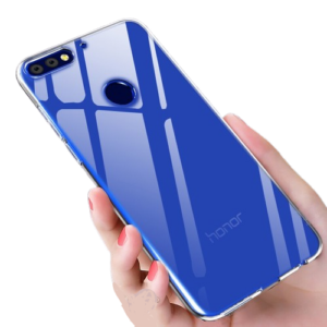 Full Cover Soft Silicone Transparent Bumper Shockproof Phone Case For Huawei Y7p Clear Silicone TPU Front