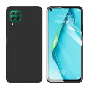 Full Cover Soft Silicone Transparent Bumper Shockproof Phone Case For Huawei Y7p Clear Silicone TPU Front