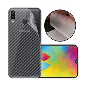 Transparent Ultra Thin Fit Carbon Fiber Film Back Sticker for Samsung M20