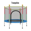 5ft Kids Backyard Trampoline with Enclosure Net | INeedz 155