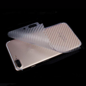 Carbon Fiber Pattern Back Film for Iphone 8 Plus Rear Fibre Sticker Protective