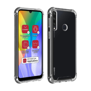 Full Cover Soft Silicone Transparent Bumper Shockproof Phone Case For Huawei Y7p Clear Silicone TPU Front