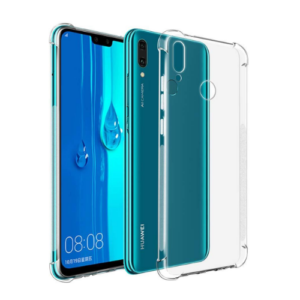 Full Cover Soft Silicone Transparent Bumper Shockproof Phone Case For Huawei Y7p Clear Silicone TPU Front
