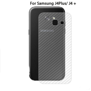 Carbon Fibre Back Sticker for Samsung Galaxy J4 Plus / J4 Core