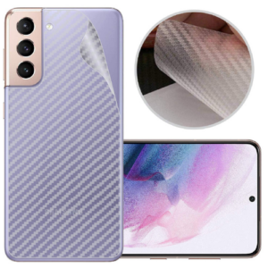 Carbon Fibre Back Sticker for Samsung Galaxy S21