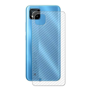 Carbon Fibre Back Sticker for Realme C11 2021 / C20