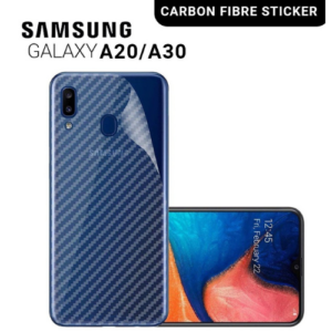 Carbon Fibre Back Sticker for Samsung Galaxy A20 / A30