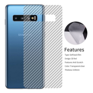 Carbon Fibre Back Sticker for Samsung Galaxy S10 5G