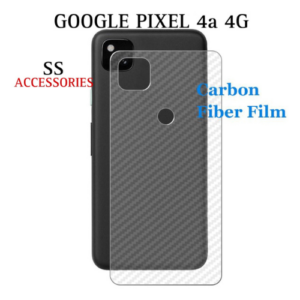 Carbon Fibre Back Sticker for Google Pixel 4a 4G