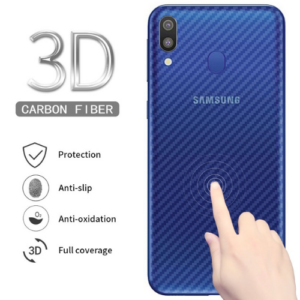 Carbon Fibre Back Sticker for Samsung Galaxy M20
