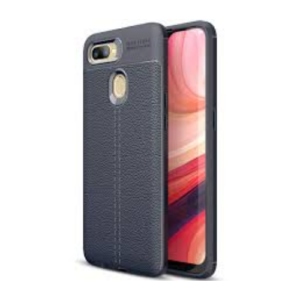 Auto Focus Leather Case Oppo A5s