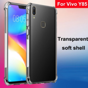 Full Cover Soft Silicone Transparent Bumper Shockproof Phone Case For Huawei Y7p Clear Silicone TPU Front