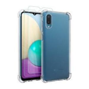 Transparent Clear Shockproof Case for Samsung A02 / M02
