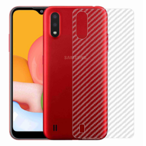 Carbon Fiber Back Sticker for Samsung Galaxy A01 | M01