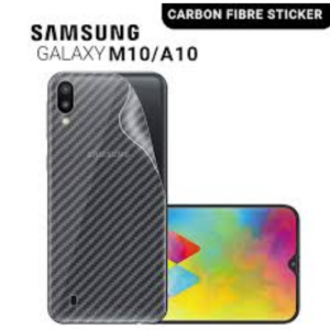 Carbon Fiber Pattern Back Film for Samsung A10 Rear Fibre Sticker Protective