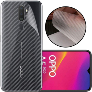 Carbon Fiber Pattern Back Film for oppo a5 2020 Rear Fibre Sticker Protective