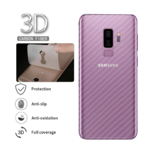 Transparent Ultra Thin Fit Carbon Fiber Film Protective Back Sticker for Samsung S9 Plus
