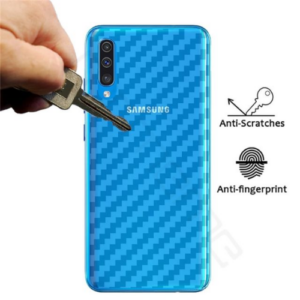 Carbon Fiber Pattern Back Film for Samsung A7 2018 Rear Fibre Sticker Protective