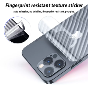 Carbon fiber Back Sticker for Iphone 12 Pro Max