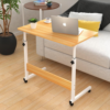 Adjustable Bedside Laptop Stand Table with Wheels