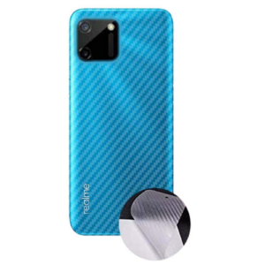 Realme 7 Ultra Thin Fit Transparent Carbon Fiber Film Phone Case Wrap Backsticker