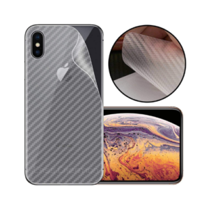Carbon Fiber Pattern Back Film for Iphone X | XS Rear Fibre Sticker Protective
