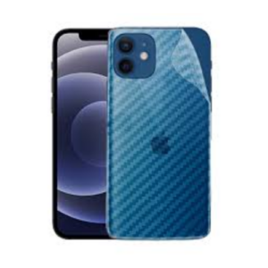 Carbon Fiber Pattern Back Film for Iphone 12 Rear Fibre Sticker Protective