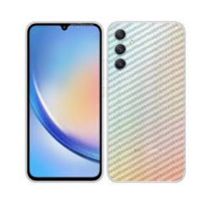 Carbon Fiber Pattern Back Film for Samsung Galaxy A34