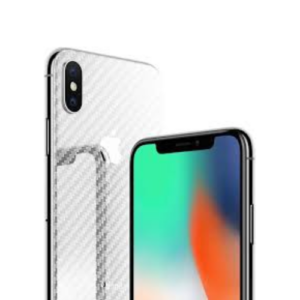 Transparent Ultra Thin Fit Transparent Carbon Fiber Film Phone Case Wrap Protective Back Sticker for iPhone XS Max