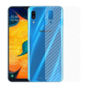 Ultra Thin Clear Slim Fit Transparent Carbon Fiber Film Phone Case Wrap Transparent Protective Film Back Sticker for Samsung A30S