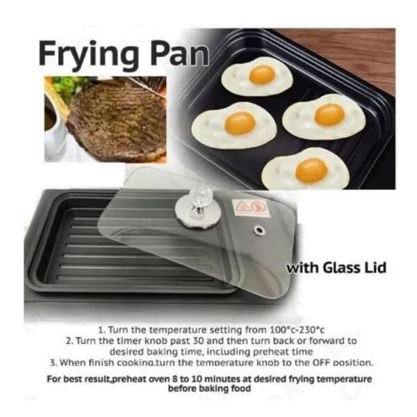 Sokany 3 in 1 Breakfast Maker 1200W - SK-145 - Image 4