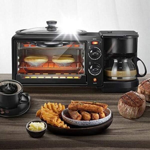 Sokany 3 in 1 Breakfast Maker 1200W - SK-145 - Image 7