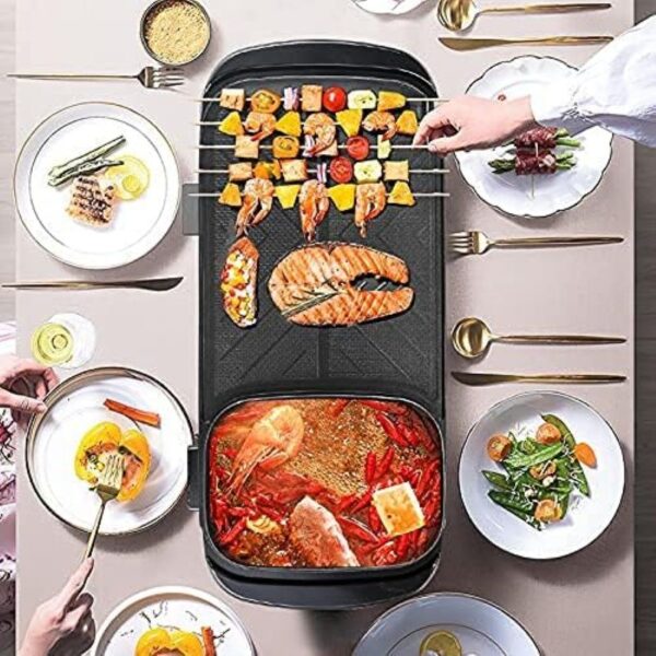 Sokany 2 in 1 Grill Baking Pan 1350W SK 2208 - Image 2