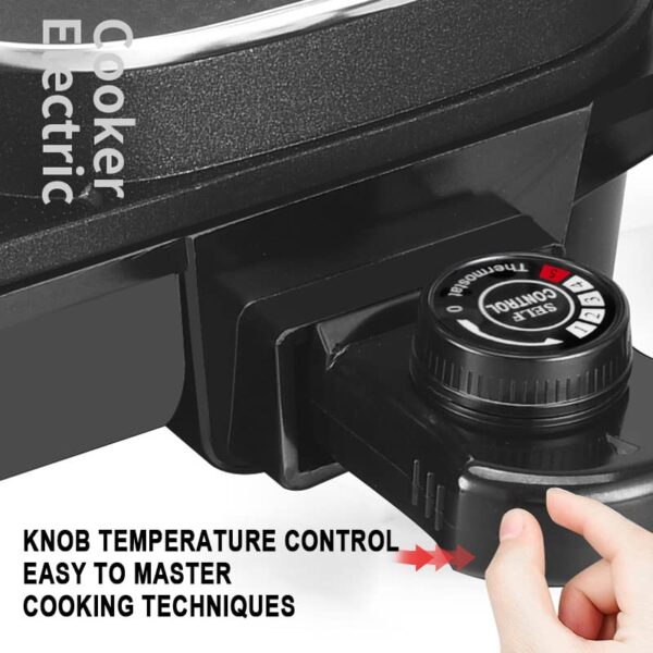 Sokany 2 in 1 Grill Baking Pan 1350W SK 2208 - Image 7