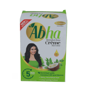 Abha Herbal Black Henna Hair Colour Crème