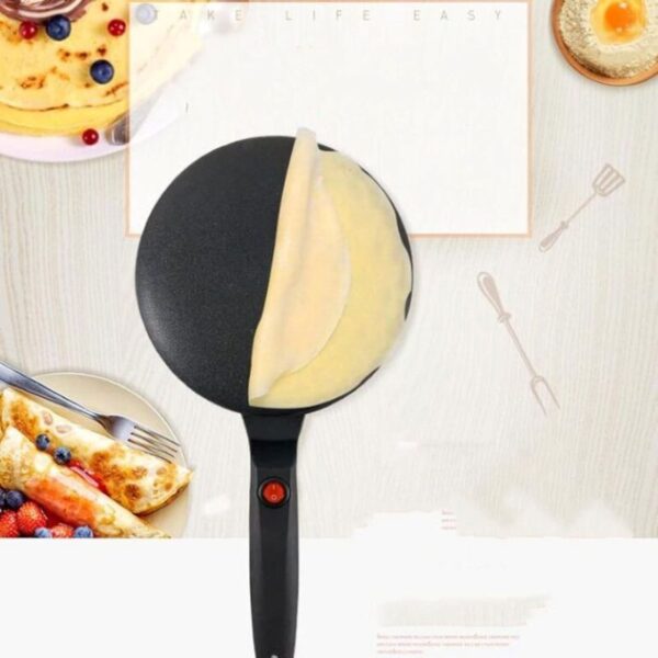 Sokany Crepe & Pancake Maker - 650W Non-Stick Electric Griddle - Image 3