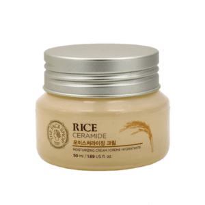 an image of a rice face cream tub