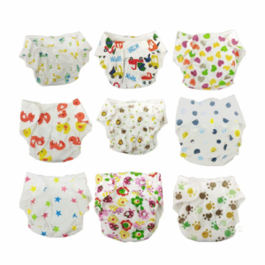 Adjustable Washable Diaper Printed